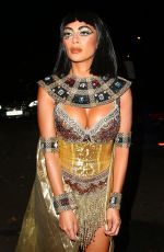 NICOLE SCHERZINGER as Cleopatra at Jonathan Ross’s Halloween Party in London 10/31/2017