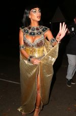 NICOLE SCHERZINGER as Cleopatra at Jonathan Ross’s Halloween Party in London 10/31/2017