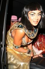 NICOLE SCHERZINGER as Cleopatra at Jonathan Ross’s Halloween Party in London 10/31/2017