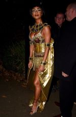 NICOLE SCHERZINGER as Cleopatra at Jonathan Ross’s Halloween Party in London 10/31/2017