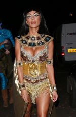 NICOLE SCHERZINGER as Cleopatra at Jonathan Ross’s Halloween Party in London 10/31/2017