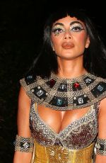 NICOLE SCHERZINGER as Cleopatra at Jonathan Ross’s Halloween Party in London 10/31/2017