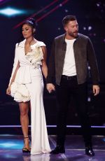 NICOLE SCHERZINGER at X Factor Show in London 11/25/2017