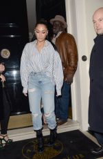 NICOLE SCHERZINGER Leaves Arts Club in London 11/11/2017