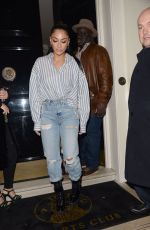 NICOLE SCHERZINGER Leaves Arts Club in London 11/11/2017