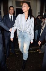 NICOLE SCHERZINGER Leaves Arts Club in London 11/11/2017