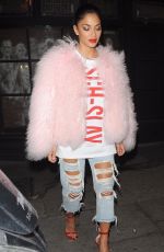 NICOLE SCHERZINGER Night Out in London 11/04/2017