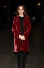 NIGELLA LAWSON Arrives at Late Late Show in Dublin 11/03/2017