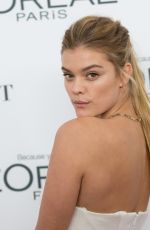 NINA AGDAL at Glamour Women of the Year Summit in New York 11/13/2017