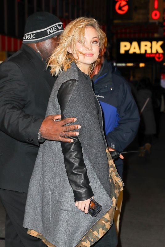 OLIVIA HOLT Out and About in New York 11/22/2017