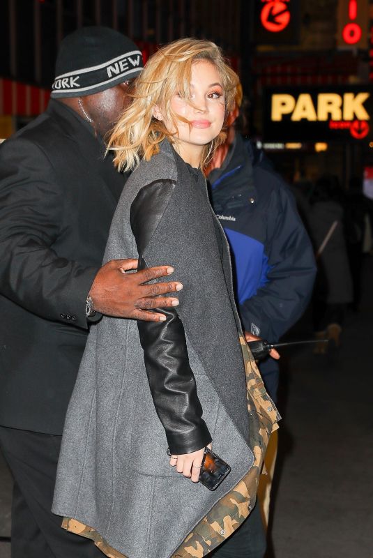 OLIVIA HOLT Out and About in New York 11/22/2017