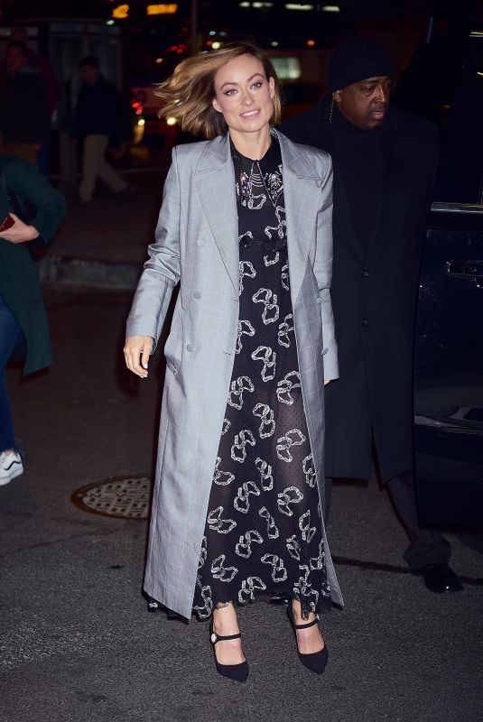 OLIVIA WILDE at Build Speaker Series in New York 11/08/2017