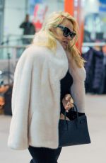 PAMELA ANDERSON at Chopin Airport in Warsaw 11/26/2017