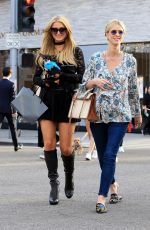 PARIS and NICKY HILTON Out Shopping in Beverly Hills 11/20/2017