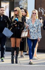 PARIS and NICKY HILTON Out Shopping in Beverly Hills 11/20/2017