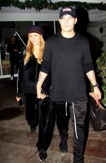PARIS HILTON and Chris Zylka Out Shopping at Beverly Glen Circle 11/27/2017