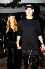 PARIS HILTON and Chris Zylka Out Shopping at Beverly Glen Circle 11/27/2017