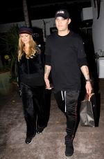 PARIS HILTON and Chris Zylka Out Shopping at Beverly Glen Circle 11/27/2017