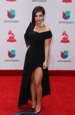 PAULA ARENAS at Latin Grammy Awards 2017 in Las Vegas 11/16/2017