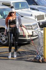 PHOEBE PRICE at Rite Aid in Beverly Hills 11/09/2017