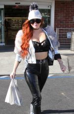 PHOEBE PRICE at Rite Aid in Beverly Hills 11/09/2017