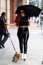 PHOEBE PRICE Out and About in Beverly Hills 10/31/2017