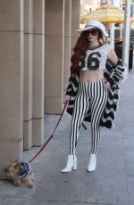 PHOEBE PRICE Out in Beverly Hills 11/03/2017