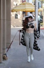 PHOEBE PRICE Out in Beverly Hills 11/03/2017