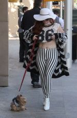 PHOEBE PRICE Out in Beverly Hills 11/03/2017