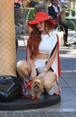 PHOEBE PRICE Shopping at The Grove in West Hollywood 11/24/2017