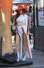 PHOEBE PRICE Shopping at The Grove in West Hollywood 11/24/2017