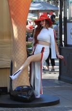 PHOEBE PRICE Shopping at The Grove in West Hollywood 11/24/2017