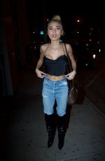 PIA MIA PEREZ Leaves Catch LA in Los Angeles 11/19/2017