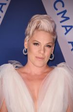 PINK at 51st Annual CMA Awards in Nashville 11/08/2017