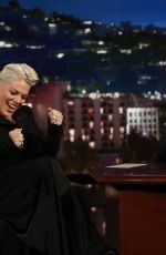 PINK at Jimmy Kimmel Live 11/01/2017