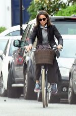 PIPPA MIDDLETON Out Riding a Bicycle in London 11/09/2017