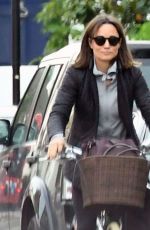 PIPPA MIDDLETON Out Riding a Bicycle in London 11/09/2017