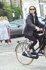 PIPPA MIDDLETON Out Riding a Bicycle in London 11/09/2017