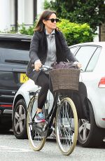 PIPPA MIDDLETON Out Riding a Bicycle in London 11/09/2017