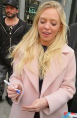 PORTIA DOUBLEDAY Arrives at AOL Build in New York 11/15/2017