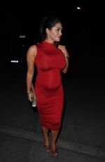 Pregnant CASEY BATCHELOR Night Out in Cyprus 11/24/2017