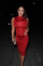 Pregnant CASEY BATCHELOR Night Out in Cyprus 11/24/2017