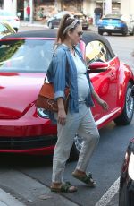 Pregnant JESSICA ALBA and Cash Warren Shopping for a Christmas Tree in Los Angeles 11/24/2017