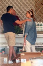Pregnant JESSICA ALBA and Cash Warren Shopping for a Christmas Tree in Los Angeles 11/24/2017