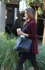 Pregnant JESSICA ALBA Arrives at a Business Meeting in Beverly Hills 11/28/2017