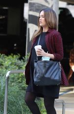 Pregnant JESSICA ALBA Arrives at a Business Meeting in Beverly Hills 11/28/2017