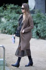 Pregnant JESSICA ALBA Arrives at Honest Company in Los Angeles 11/17/2017