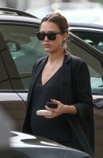 Pregnant JESSICA ALBA Leaves Urth Caffe in West Hollywood 11/162017
