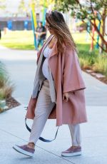Pregnant JESSICA ALBA Out and About in Los Angeles 11/07/2017