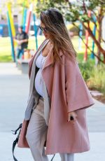 Pregnant JESSICA ALBA Out and About in Los Angeles 11/07/2017